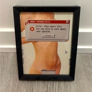 ‘ERROR’ vintage windows pop up pop art wall home decor y2k